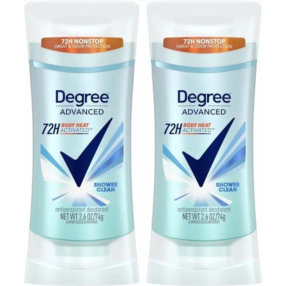 Degree Advanced Antiperspirant Deodorant 2 count 72-Hour Sweat & Odor Protection